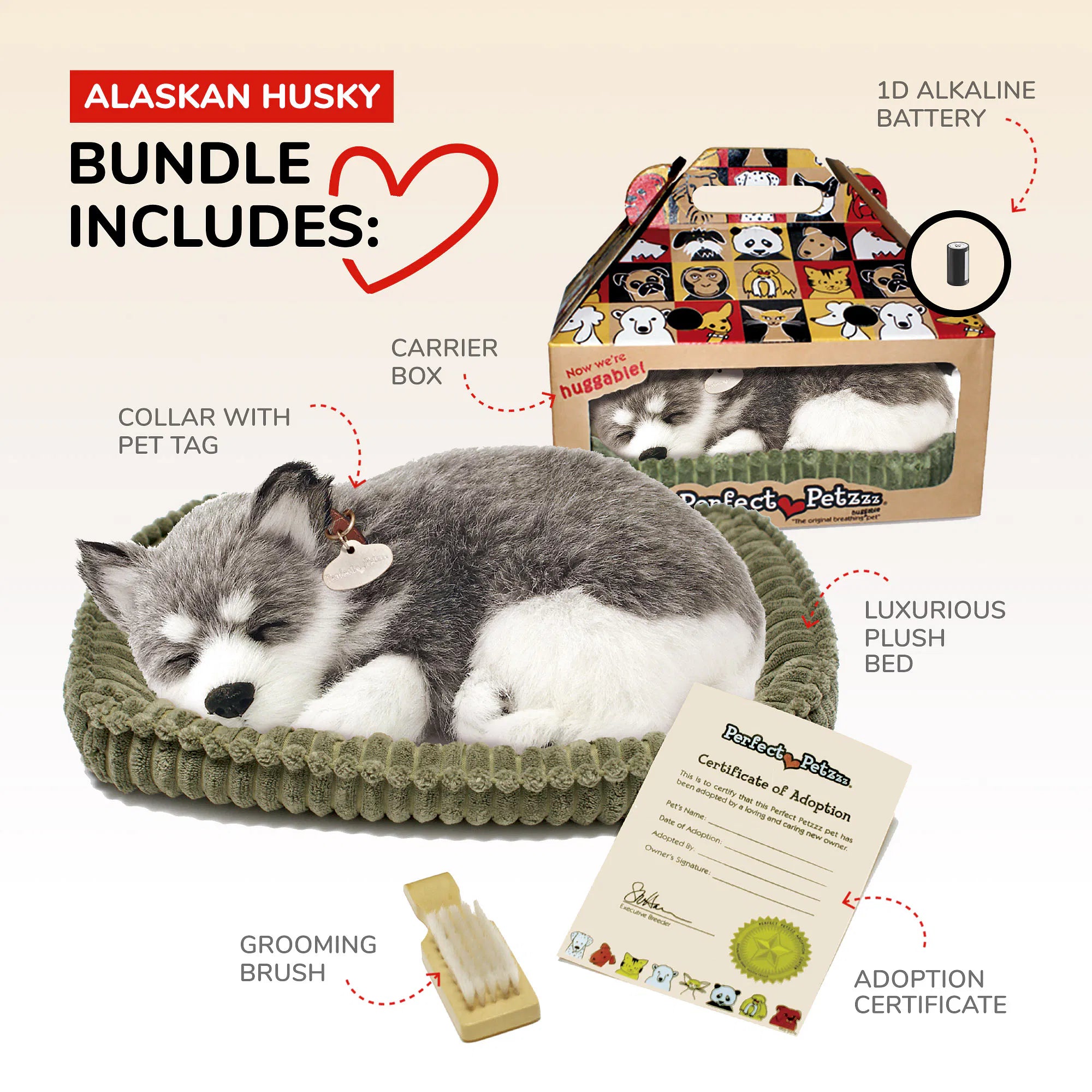 Alaskan Husky Perfect Petzzz - Lots of plush dogs and more here toys – Toy  Island Online